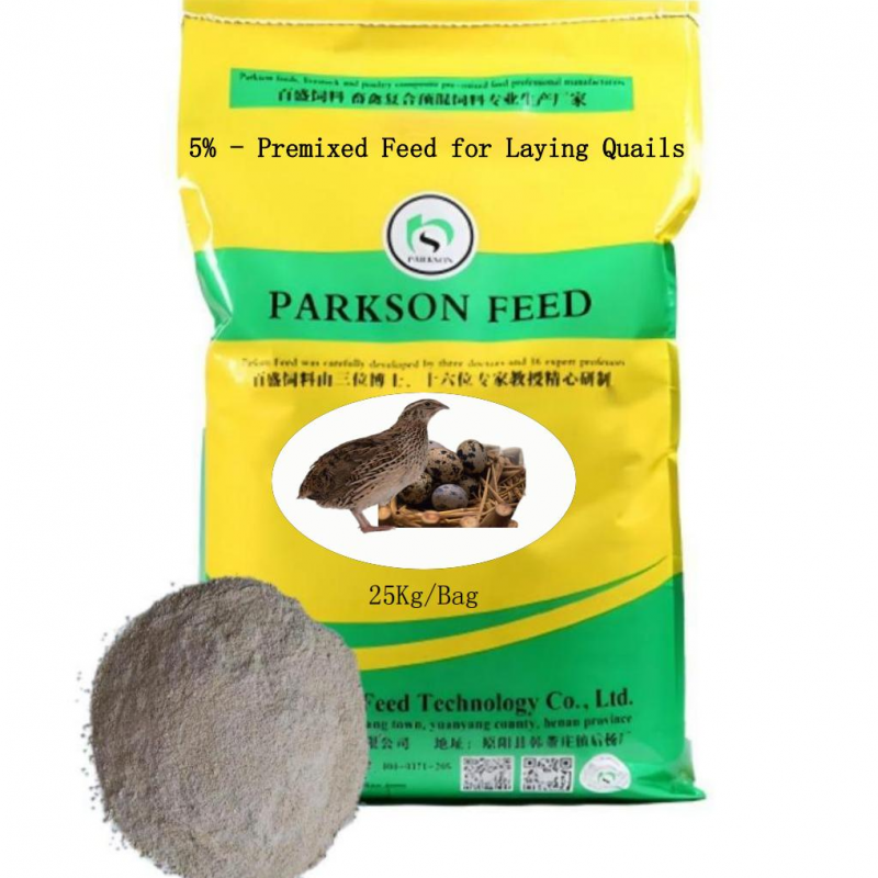 5% - Premixed Feed laittaa Quails